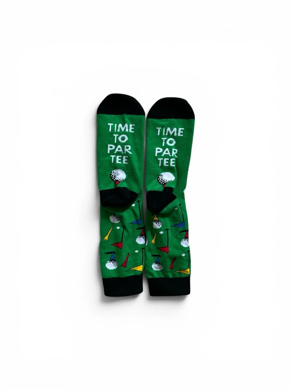 Novelty Golf Crew Socks - Green 